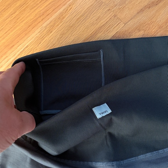 Vuori Lux Rib Studio Legging heather gray size M/L - Picture 6 of 8